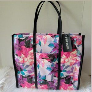Steve Madden Large Floral Tote Bag